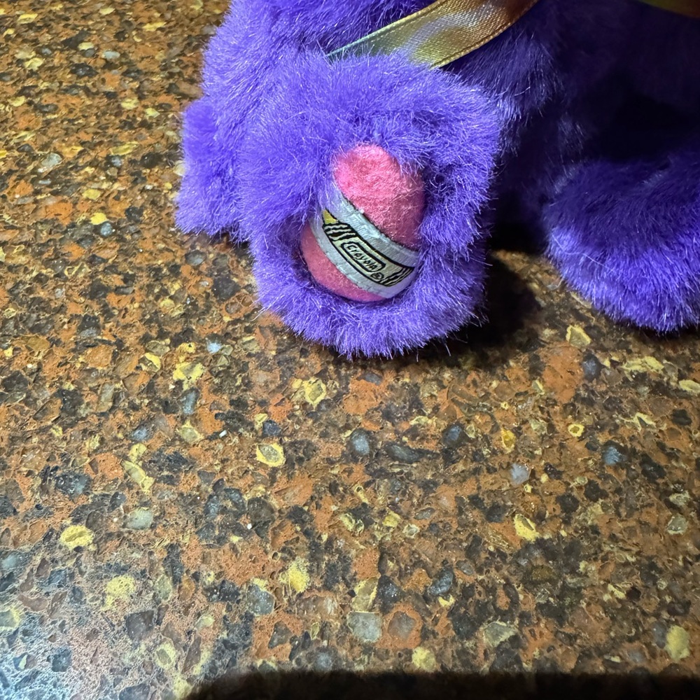 Crayola Vibrant Purple Stuffed Boyds Bear - Picture 2 of 4